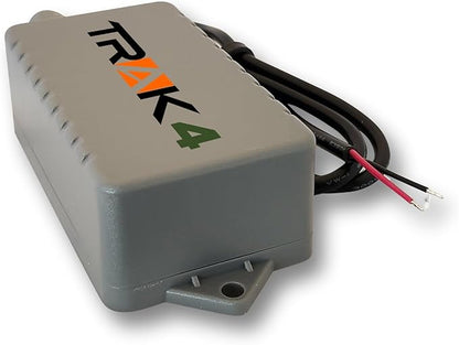 Trak-4 12v Hardwired GPS Tracker. Durable, Reliable Track Trailers, Equipment, Vehicles, Assets. Long Battery Life, Waterproof, Worldwide. Low-Cost Subscription Required.