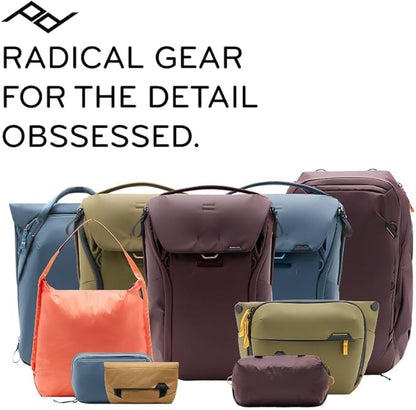 Peak Design Small Tech Pouch, Kelp, Electronics Organizer for Travel or Everyday Carry, Origami-Style Storage, Cable Pass-Through, Weatherproof Recycled Nylon, Gear Carry Bag for Men and Women