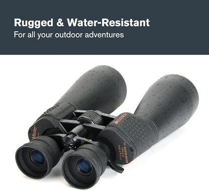 Celestron SkyMaster 15-35x70 Zoom Binoculars – Powerful Long-Range Binoculars for Astronomy & Outdoor Use – High Magnification up to 35x – Includes Tripod Adapter & Case