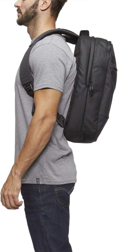 Incase Compact City Backpack – 18L Everyday Travel Tech Backpack and Laptop Bag for Work or School – Three Pockets, 16” Padded Laptop Sleeve, Quick Access Pocket – Black