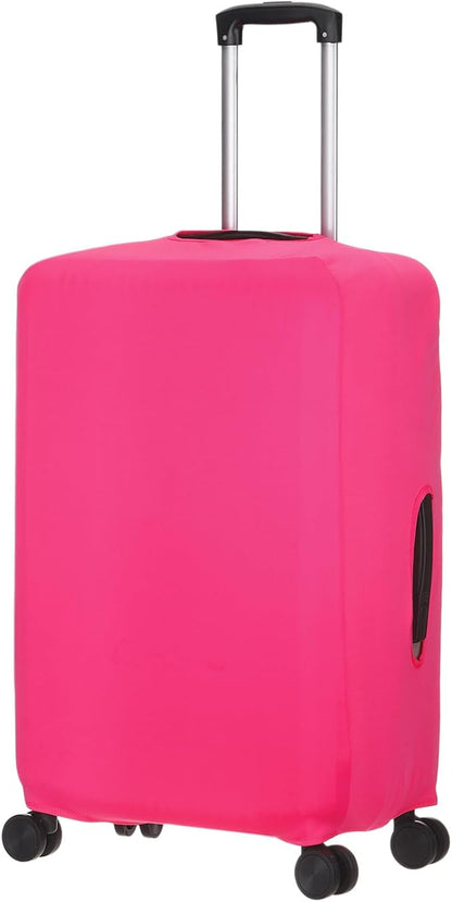 uxcell Travel Luggage Cover, Washable Suitcase Covers for Luggage Anti-scratch Suitcase Protector Elastic Baggage Protective, Fits 22-25 Inch Suit Case, Pink