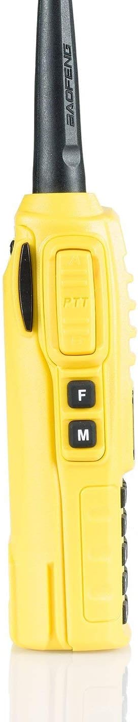 BaoFeng UV-82HP (Yellow) High Power Dual Band Radio: 136-174mhz (VHF) 400-520mhz (UHF) Amateur (Ham) Portable Two-Way