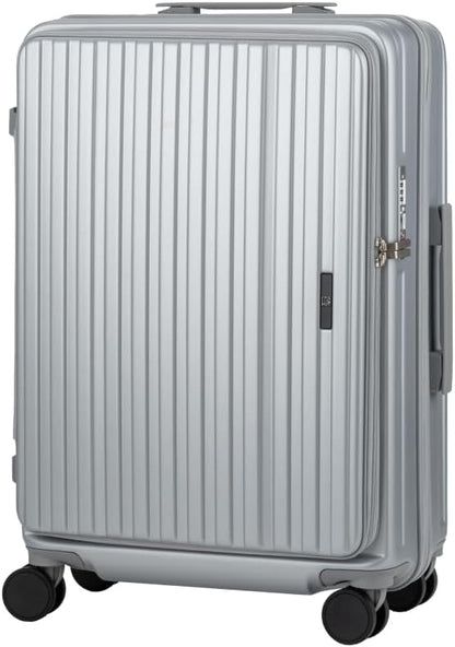 LEGEND WALKER LW 5524 Hardshell Expansion Front-openning, USB port,Cup-holder Spinner Luggage
