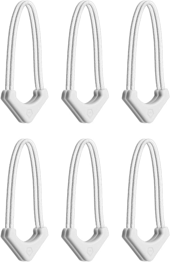 WANDRD Worryless™ Locking Zipper Pullers - Secure Your Travel Essentials - Zipper Locks for Travel Gear (Cloudbreak White)
