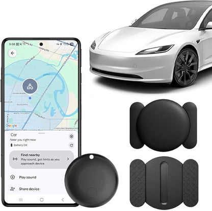 Tracker for Vehicles, Works with Google Find Hub(Android Only), Easily Find, Encrypted Location Data, Magnetic Hidden Car Tracker, No Monthly Fee Or Subscription, No SIM Required