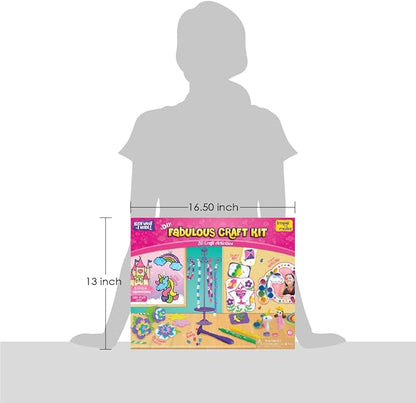 Imagimake Fabulous Craft Kit | 20 Art and Craft Activities - Creative Toy & DIY Set | Creative Toy & DIY Set | Arts and Crafts for Kids | Activity Craft Kits 6-8 | Gifts for 5 6 7 8 9 10 11 12 Years