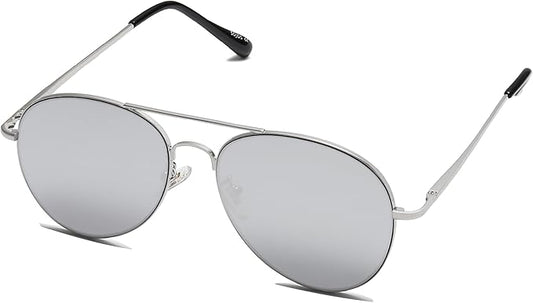 SOJOS Classic Aviator Sunglasses for Women Men Metal Frame Spring Hinges SJ1030