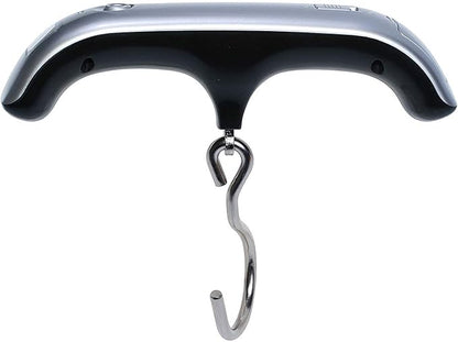 American Weigh Scales Digital Hanging Luggage Scale for Traveling or Weighing Suitcases, Backlit LCD Screen 110lbs x 0.2lbs, LS-110