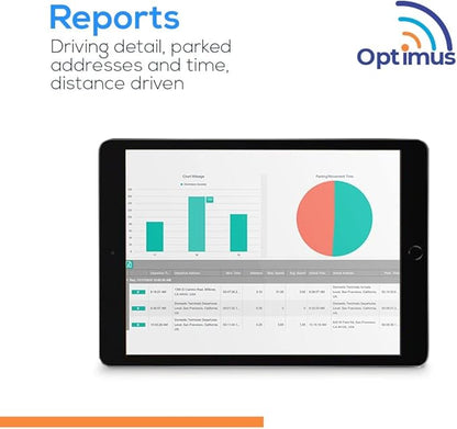 Optimus 2.0 GPS Tracker for Vehicles, Assets, People - 4G LTE - Real-Time GPS Tracking Device - Instant Alerts