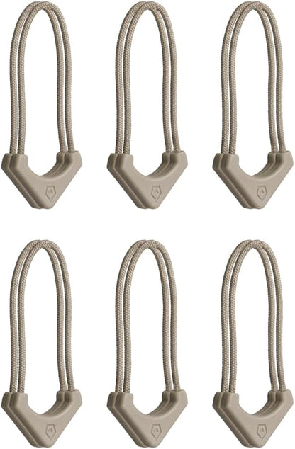 WANDRD Worryless™ Locking Zipper Pullers - Secure Your Travel Essentials - Zipper Locks for Travel Gear (Yuma Tan)