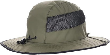 Panama Jack Men's Sun Hat - Nylon Boonie Bucket, Packable, 3 1/4" Big Brim, UPF 50+ UVA/UVB Sun Protection