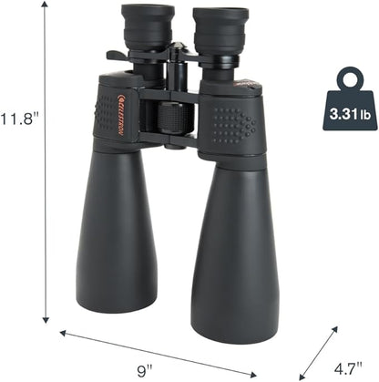 Celestron SkyMaster 15-35x70 Zoom Binoculars – Powerful Long-Range Binoculars for Astronomy & Outdoor Use – High Magnification up to 35x – Includes Tripod Adapter & Case