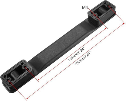 uxcell Luggage Handle, 202mm Length Strap Grip Replacement for Suitcase Case Black (Without Screws)