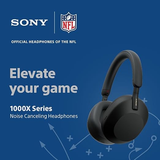 Sony WH-1000XM5 Premium Noise Canceling Headphones (Black) with Free WF-C700N Truly Wireless Noise Canceling Earbuds (Black)