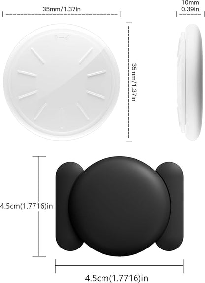 Tracker Device for Vehicles,Car GPS Tracker Work with Apple Find My(iOS Only),No Monthly Fee Mini Hidden Car Tracker with Magnetic Case (Black,1PCS)