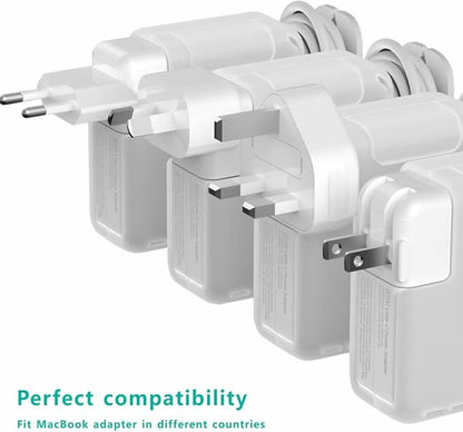 TATOFY Case for Apple 96w Charger MacBook 85w 87w Charger Case Travel Cord Organizer MacBook Accessories (for Apple 96W USB-C Power Adapter, 85w 87w Magsafe Adapter)
