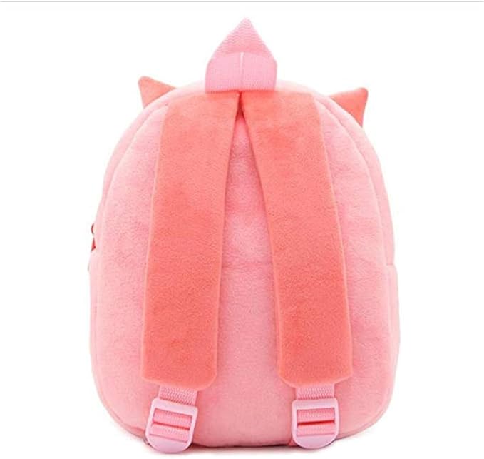 KISSOURBABY Cute Toddler Backpack Toddler Bag Plush Animal Cartoon Mini Travel Bag for Baby Girl Boy 1-4 Years(Cat)