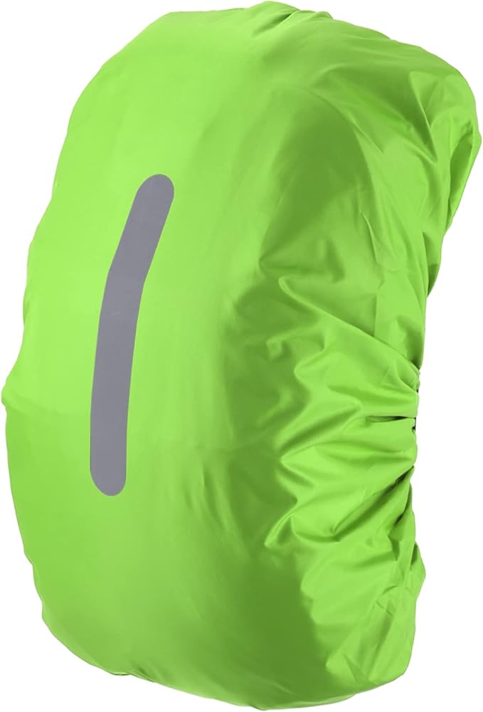PATIKIL Waterproof Backpack Rain Cover, Non-Slip Backpack Cover with Vertical Reflective Strap Stay Dry for Hiking, Camping, Hunting