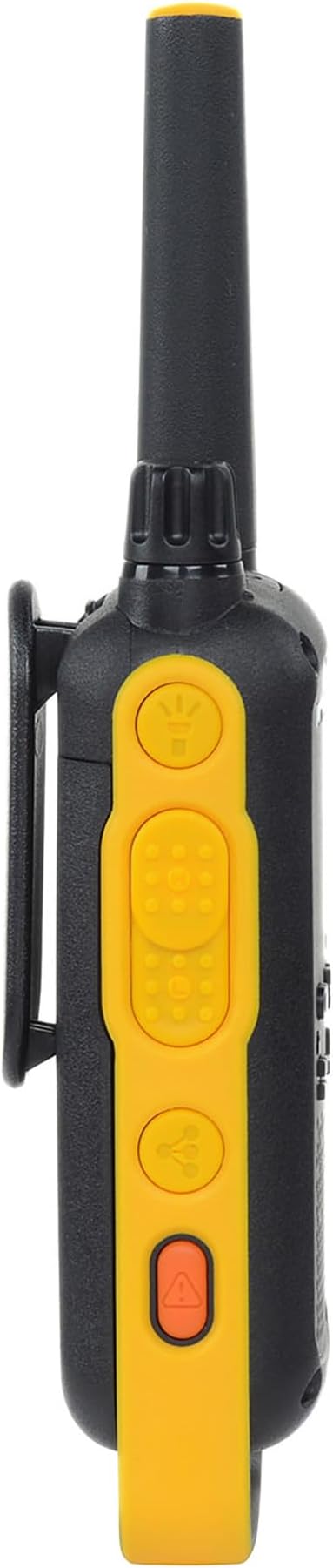 Motorola T470 Talkabout Two Way Radios, Long Range Emergency Rechargeable Waterproof Walkie Talkies 22 Channel, 35 Mile outdoor Black Yellow, 2 Pack