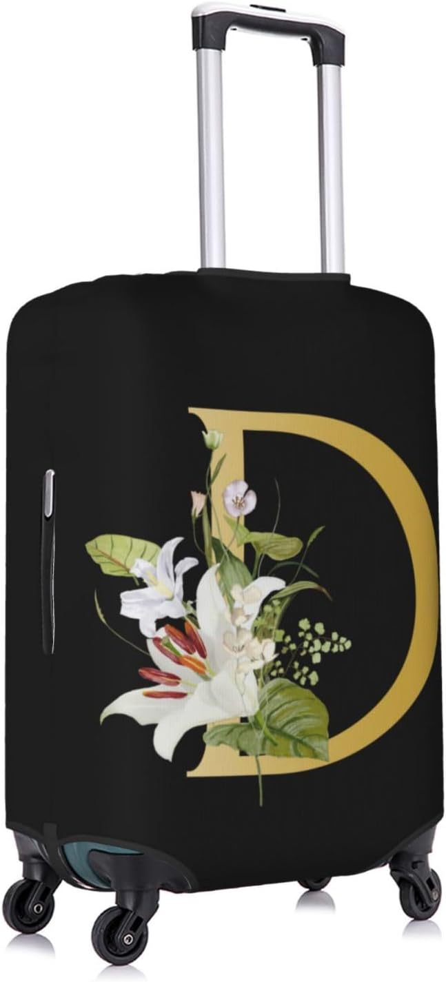 Decorative D Suitcase Protectors Elastic Washable Luggage Covers With Concealed Zippers For 18-32 Inch Luggage (Size Xl: Fits 29-32 Inch)
