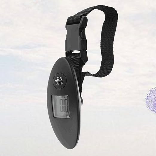 Digital Luggage Scale Portable Mini Electronic Handheld Suitcase Weight Scale with LCD Display for Travel and Airport Use up to 88 Lbs