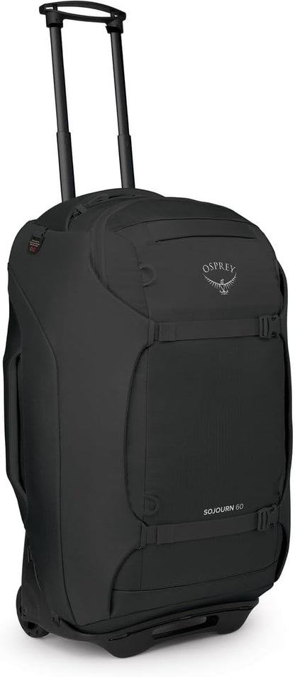 Osprey Sojourn 25"/60L Wheeled Travel Backpack with Harness, Black