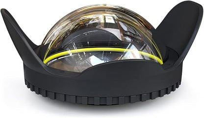 Sea frogs 67mm Dome Port Lens Accessory for Waterproof Underwater Housing, 60m/197ft Depth Protection, Waterproof IPX8 Rated