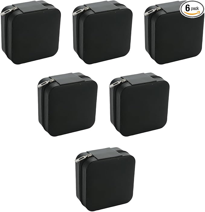Bridesmaid Proposal Gifts Travel Jewelry Case Jewelry Travel Organizer Small Bachelorette party Jewelry Box Bridesmaid Gift Boxes Mini Storage Organizer Storage Box (6, black)