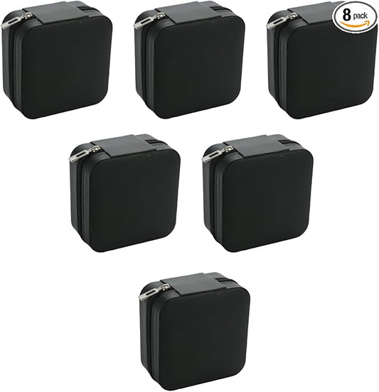 Bridesmaid Proposal Gifts Travel Jewelry Case Jewelry Travel Organizer Small Bachelorette party Jewelry Box Bridesmaid Gift Boxes Mini Storage Organizer Storage Box (8, black)