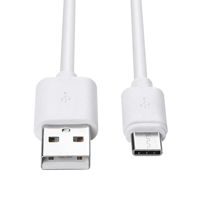 Smays USB to USB C Cable 6ft 5-Pack, Type C Phone Charger Cord Bulk, White