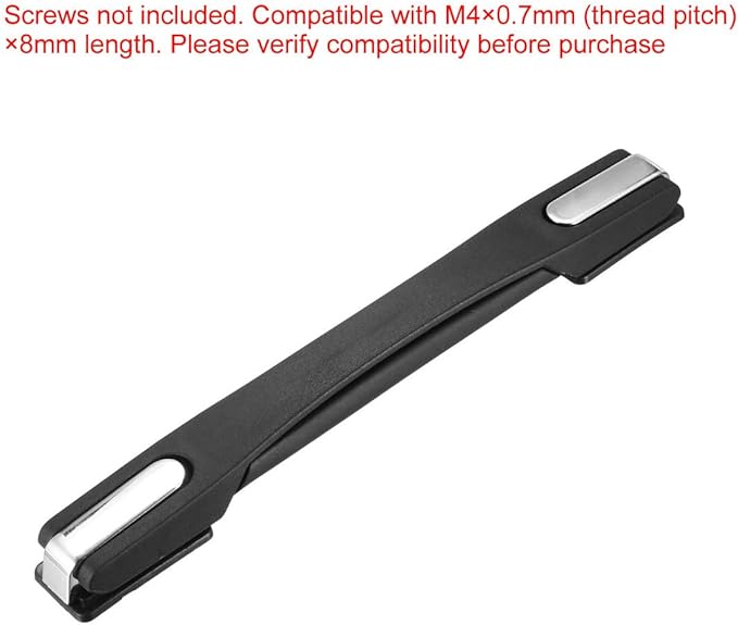 uxcell Luggage Handle, 220mm Long Strap Grip Replacement for Suitcase Case Black