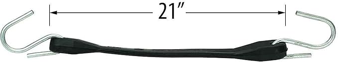 US Cargo Control 21" Rubber Tarp Straps (10-Pack)