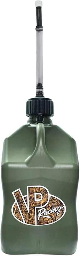 VP Racing Utility Container 5.5 Gallon - 2 Pack with 2 Deluxe Hoses and a Get Bent Hose Bender (Camo, 2 Pack)