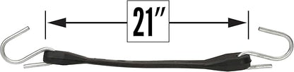 US Cargo Control 21" Rubber Tarp Straps (10-Pack)