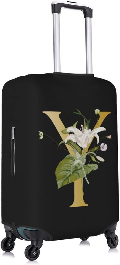 Decorative Y Suitcase Protectors Elastic Washable Luggage Covers With Concealed Zippers For 18-32 Inch Luggage (Size Xl: Fits 29-32 Inch)