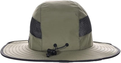 Panama Jack Men's Sun Hat - Nylon Boonie Bucket, Packable, 3 1/4" Big Brim, UPF 50+ UVA/UVB Sun Protection