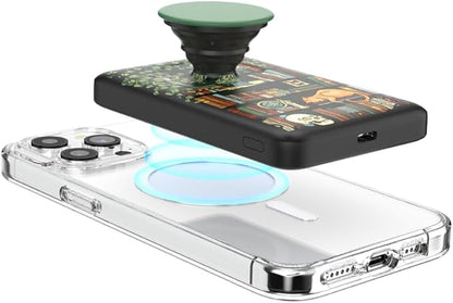 PopSockets PowerPack for MagSafe, Portable Phone Charger, Magnetic Wireless Portable Charger, 5000mAh - Storied Shelves
