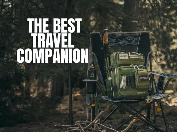 WOLFpak 35L Athletic Gym Backpack - Durable 1000D Waterproof Oxford Material with MOLLE Webbing, Laptop Pocket & Dual Cup Holders, Durable Fitness/Travel/Military Daypack (Khaki)