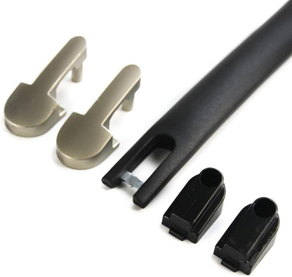 Suitcase Handle Replacement, Plastic Spare Strap Handle Grip Replacement Part Black for Luggage Case Repair (B005)