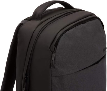 Incase Compact City Backpack – 18L Everyday Travel Tech Backpack and Laptop Bag for Work or School – Three Pockets, 16” Padded Laptop Sleeve, Quick Access Pocket – Black