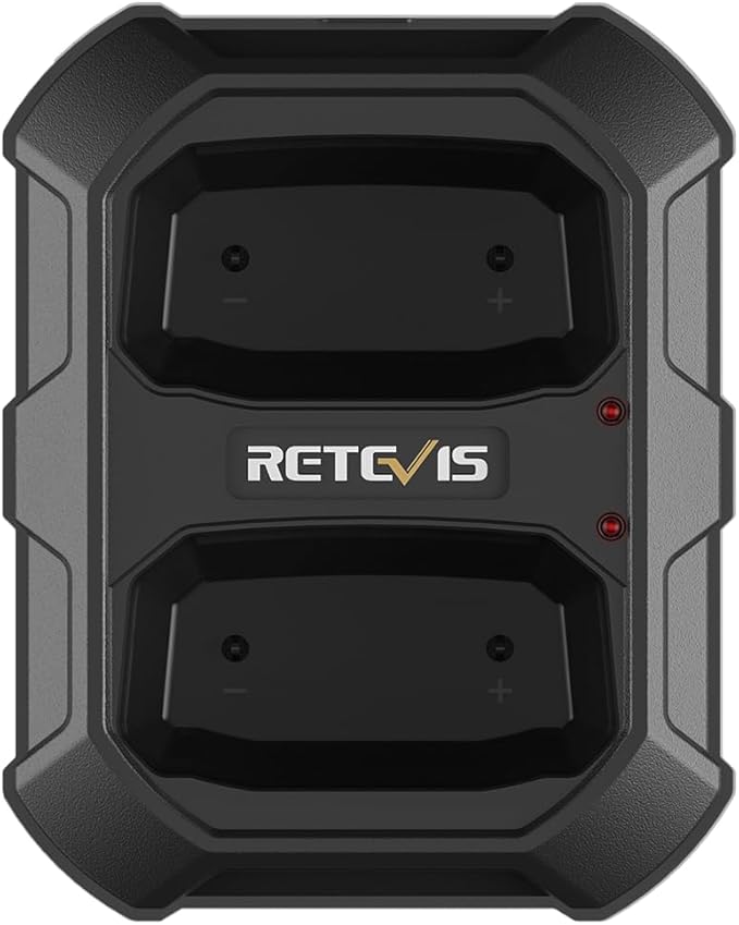 Retevis RB48 Heavy Duty Waterproof Walkie Talkies, Long Range Rechargeable Two Way Radios, Advanced Triple Proof, Vibration Reminder, for Warehousing Construction Contractor(10 Pack)