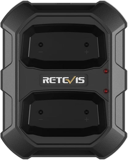 Retevis RB48 Heavy Duty Waterproof Walkie Talkies, Long Range Rechargeable Two Way Radios, Advanced Triple Proof, Vibration Reminder, for Warehousing Construction Contractor(10 Pack)