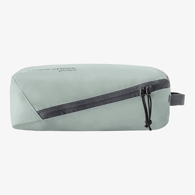 Eagle Creek Pack-It Isolate Cube Set - Packing Cubes for Stackable Storage - Convenient Top Handle - Easy Grab Zipper Pull - Storm Grey - XS/S/M - 3