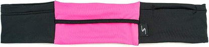 3 Pocket Adjustable Running Belt Waist Pack, Fanny Pack For Working Out With Sweat Resistant Backing, Holds All iPhone Models