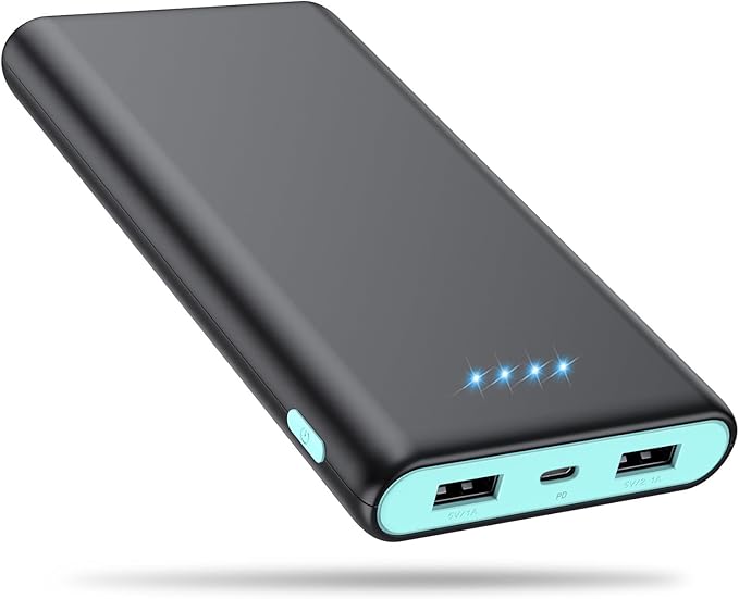 Portable Charger Power Bank 25,800mAh,5V/3A USB C in&Out Fast Phone Charging with Intelligent Smart IC,3 USB Port External Cell Phone Battery Pack Compatible with iPhone 17 16 15,GalaxyAndroid-Green