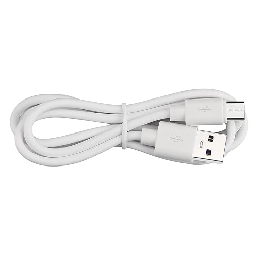 Smays USB to USB C Cable 6ft 5-Pack, Type C Phone Charger Cord Bulk, White