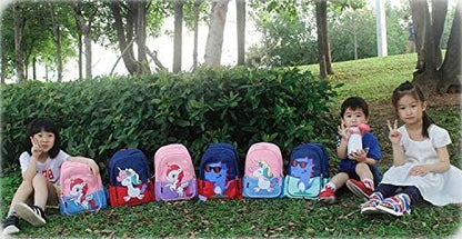 11 Inch Kids Small Toddler Preschool Travel Backpack Cool Cute Cartoon Daypack （Dinosaur Blue）