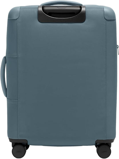 Away Softside Medium Checked Suitcase, 26 Inch Lightweight, Expandable Luggage For Men & Women, Durable Nylon Exterior, TSA Approved Lock, Ideal For Trips 1-2 Weeks, Coast Blue