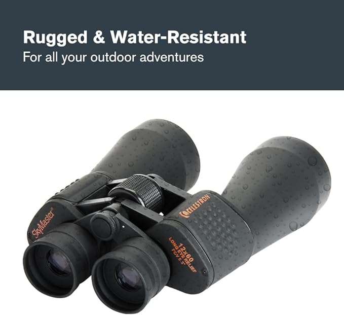 Celestron SkyMaster 12x60 Binoculars – Wide-Field Long-Range and Astronomy Binoculars – Includes Carrying Case – Multi-Coated Optics