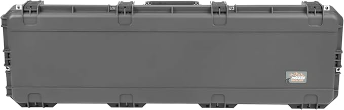 SKB Hard Protective Storage Case, Foam, Wheels for Equipment, iSeries 50" x 14" x 6", Dark Gray